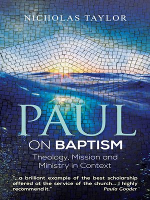 cover image of Paul on Baptism
